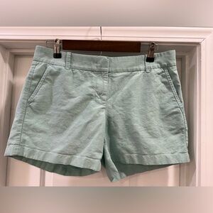 J. Crew Light Mint Green Chino Shorts
